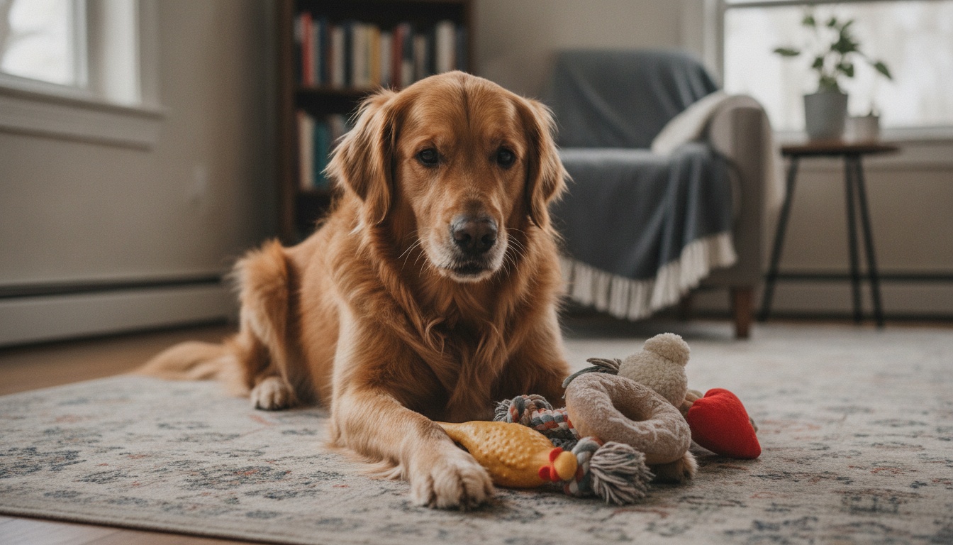 Jouets à couinement : idées cadeaux chien