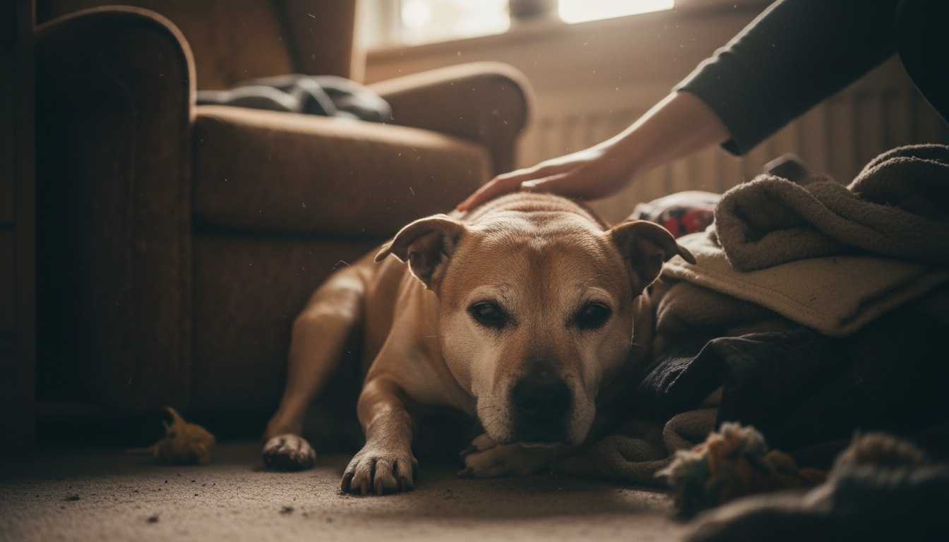 Chien en fin de vie : reconnaître les derniers signes