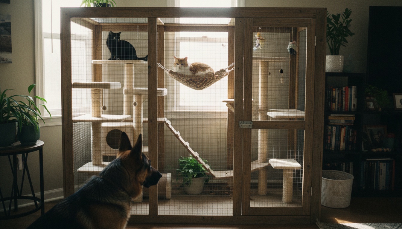 Catio pour chat : créez un paradis sécurisé en 7 étapes