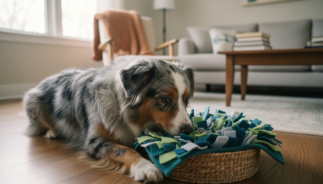 Tapis de fouille chien : l'astuce géniale pour le calmer enfin