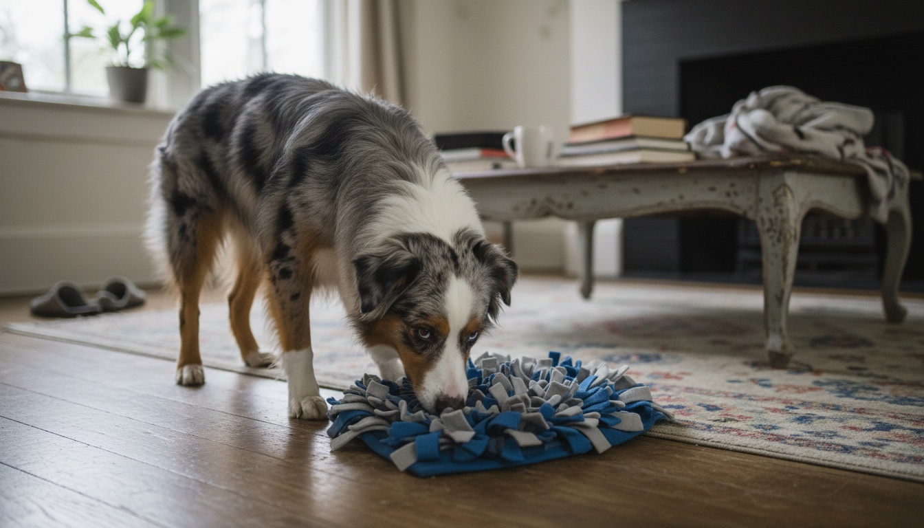 Tapis de fouille chien : l'astuce géniale pour le calmer enfin