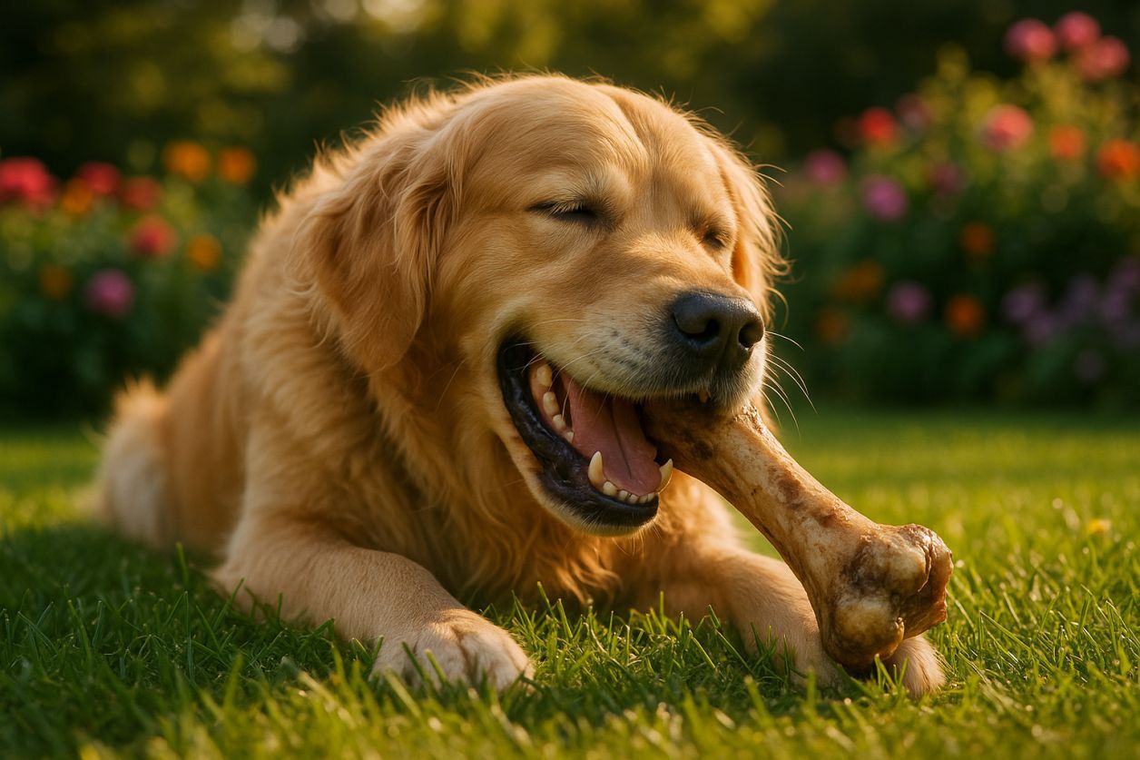 Idée cadeau à mâcher pour chien heureux