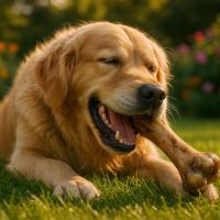 Idée cadeau à mâcher pour chien heureux