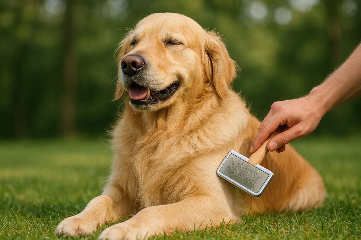 Comment bien brosser les poils de son chien
