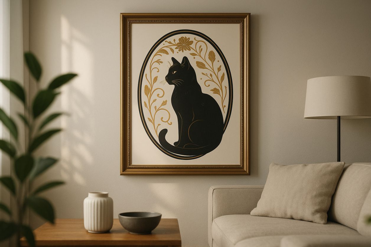 Cadre chat déco : l'idée qui miaule tendance