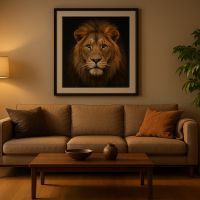 Cadre portrait animal : l'art sauvage chez vous