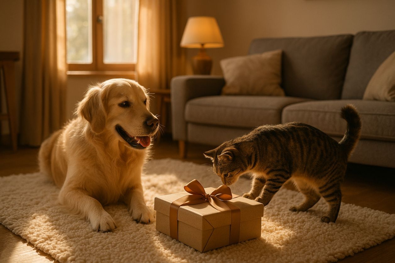 Coffret cadeau original pour chien et chat