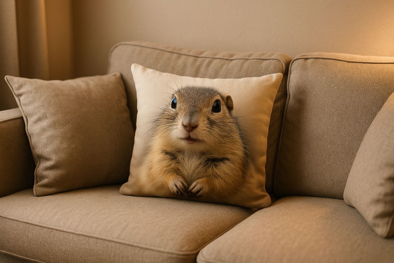 Coussin photo animal : votre compagnon déco
