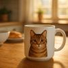 Mug chat personnalisé : cadeau unique miaou