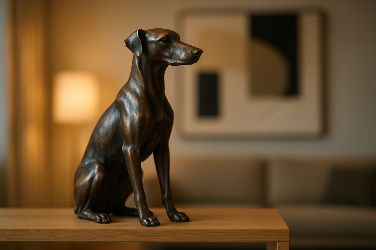 Sculpture déco chien : l'objet tendance
