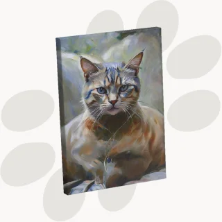 painting Le chat du colonel