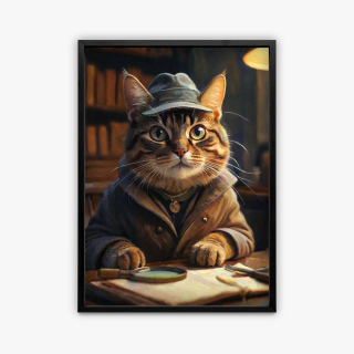 painting Sherlock Miaousse