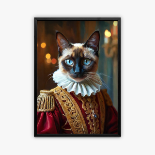 painting Sa majesté le chat