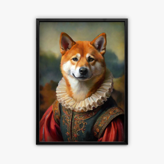 painting Sa majesté poil rouge