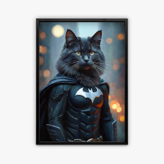 painting Le chat masqué