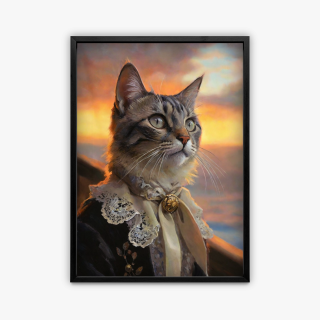 painting Sa majesté des chats