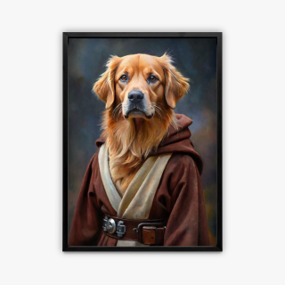 painting Le retour du toutou jedi