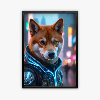 painting Cyberchien 2077