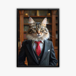painting L'avocat des croquettes