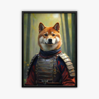 painting Le dernier samouraïchien