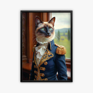 painting Le général miaou