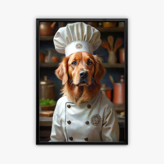 painting Le chef à 4 pattes