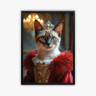 painting La reine des félins