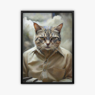 painting Le chat du colonel