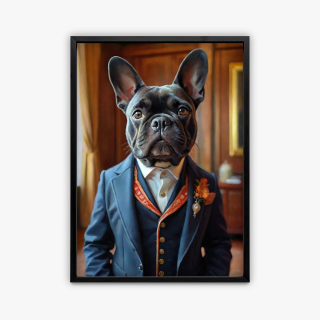 painting Le parrain canin