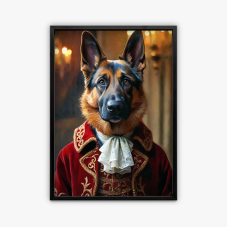 painting Le chien de Versailles