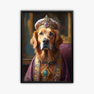 painting Sa majesté royale wouf