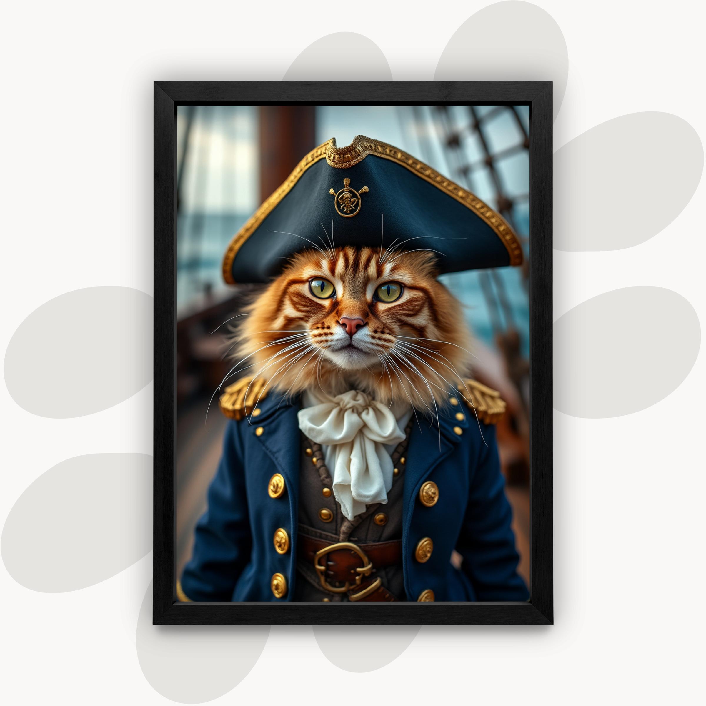 Le capitaine miaou des mers