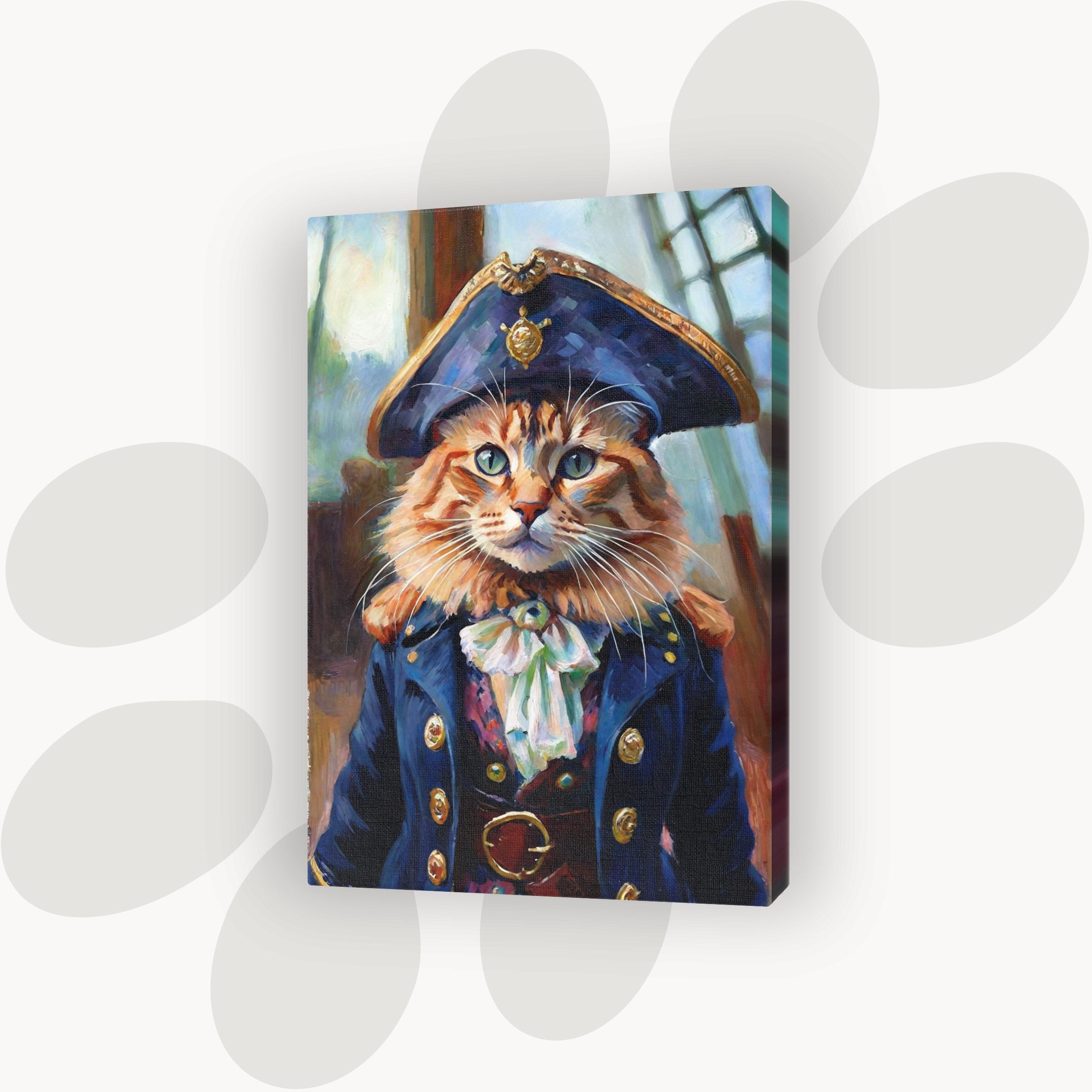 Le capitaine miaou des mers